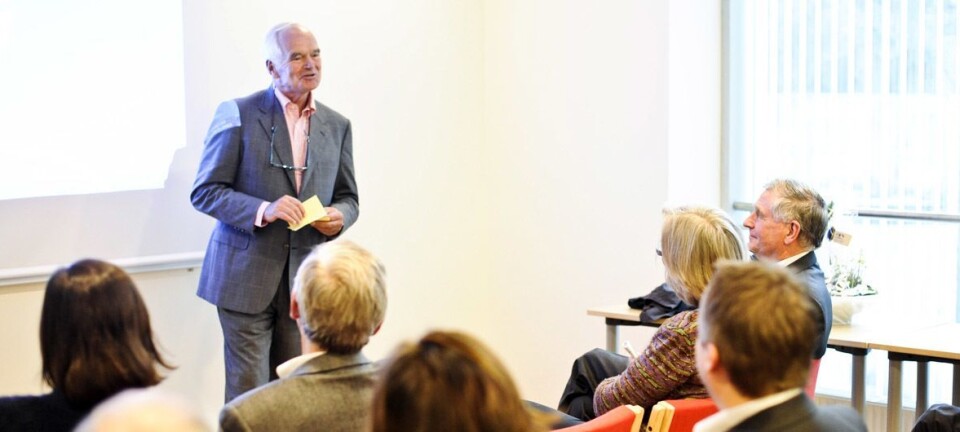 Trond Mohn har gitt ny CT- og MR-maskin i gave til Haukeland universitetssjukehus. Foto: Haukeland universitetssjukehus