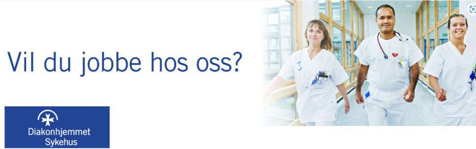 Avdelingsleder for radiologisk avdeling, Diakonhjemmet Sykehus