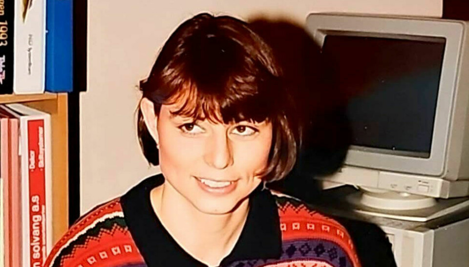 Mary Bolstad under anti-røykekampanjen i 1988.